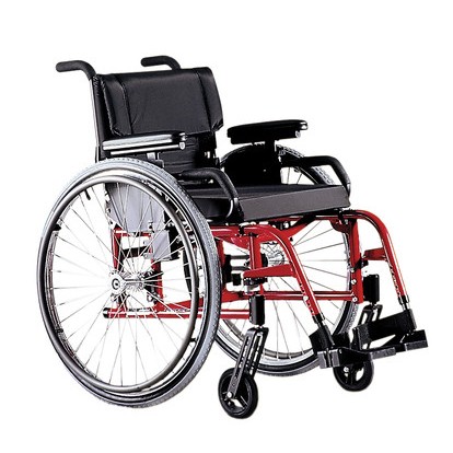 Red Quickie GP/GPV Rigid Manual Wheelchair