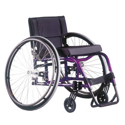 Purple Quickie GP/GPV Rigid Manual Wheelchair