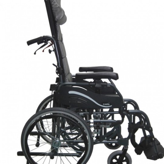 Side view of Karman VIP-515 Tilt In Space Wheelchair