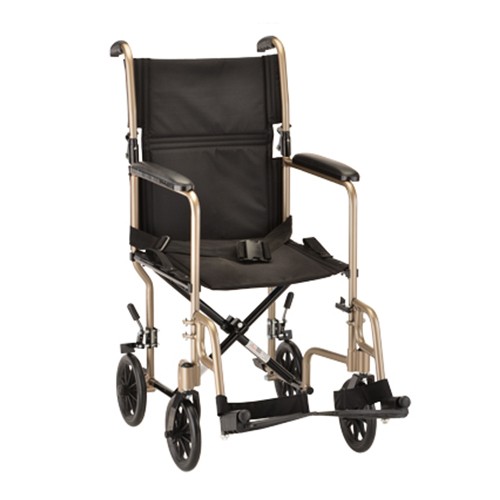 Gold Nova 19 inch Lightweight Transport Chair