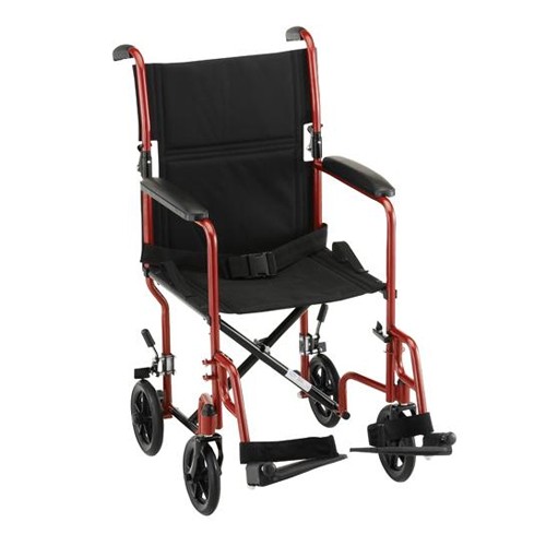 Red Nova 19 inch Lightweight Transport Chair