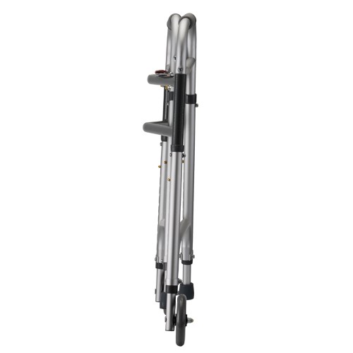 Nova Heavy Duty Folding Walker with 5 inch wheels