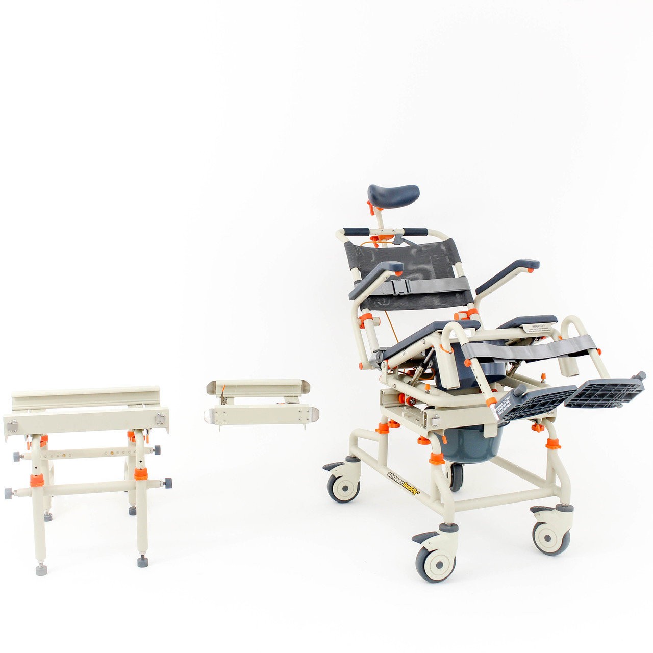 SB2 TubBuddy Transfer System with Tilt and Disassembled Parts