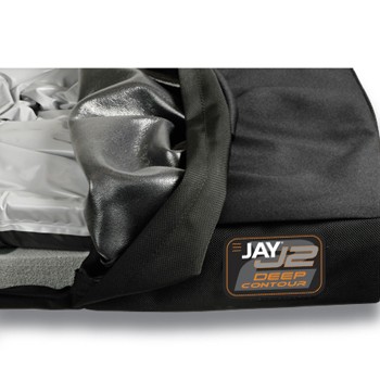 Black Sunrise Medical JAY® J2® Wheelchair Cushion