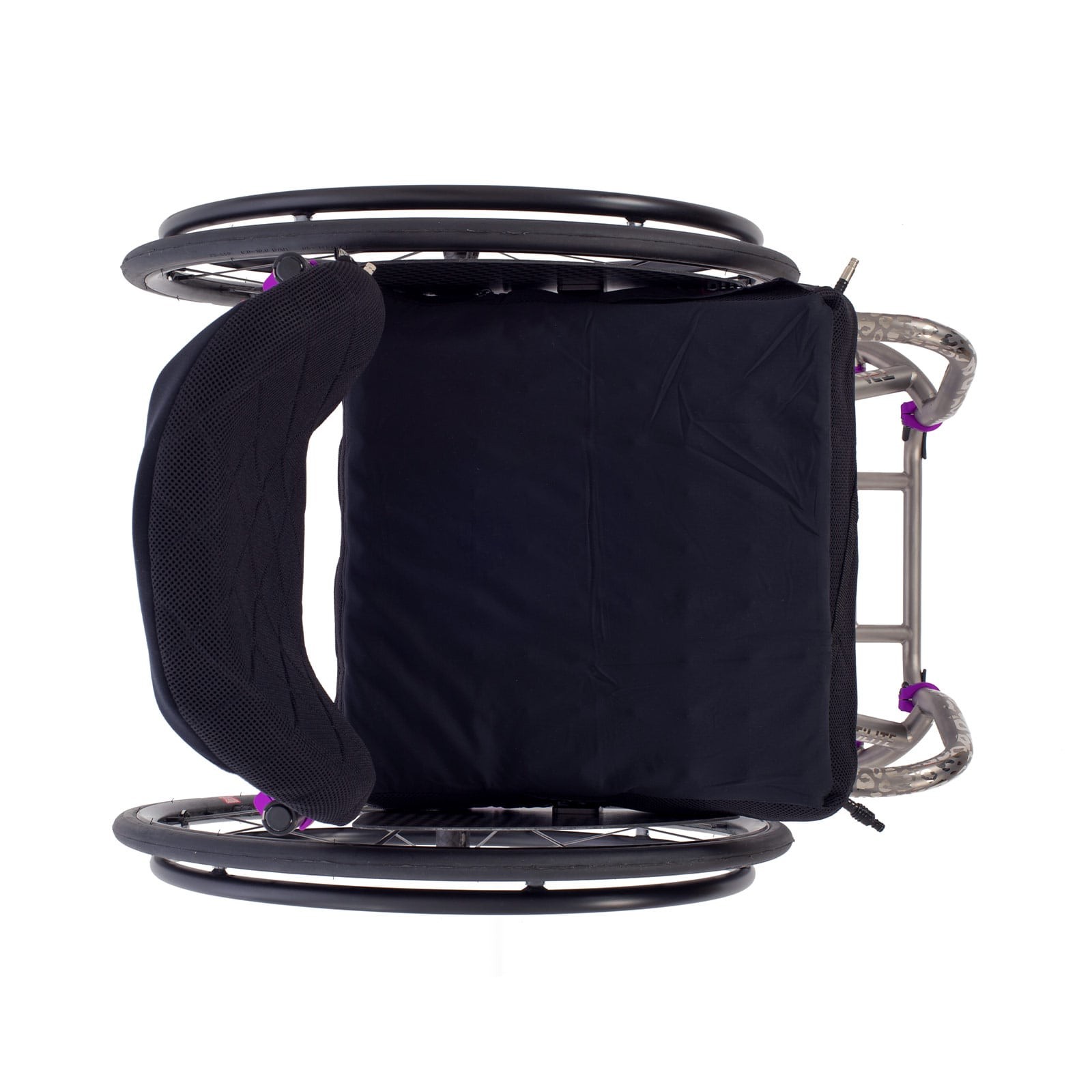 Top View of TiLite TRA Rigid Titanium Wheelchair