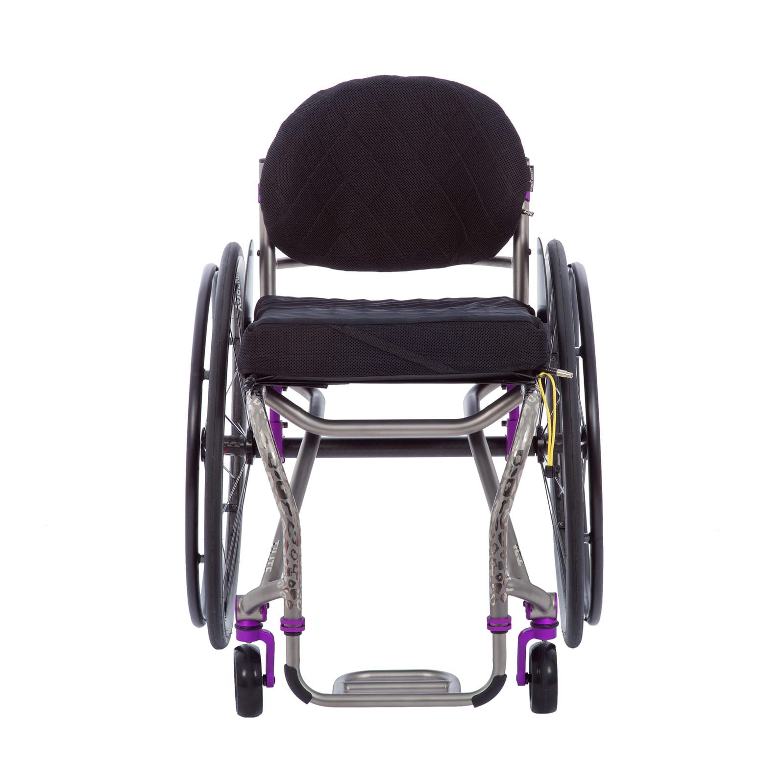 Front View of TiLite TRA Rigid Titanium Wheelchair